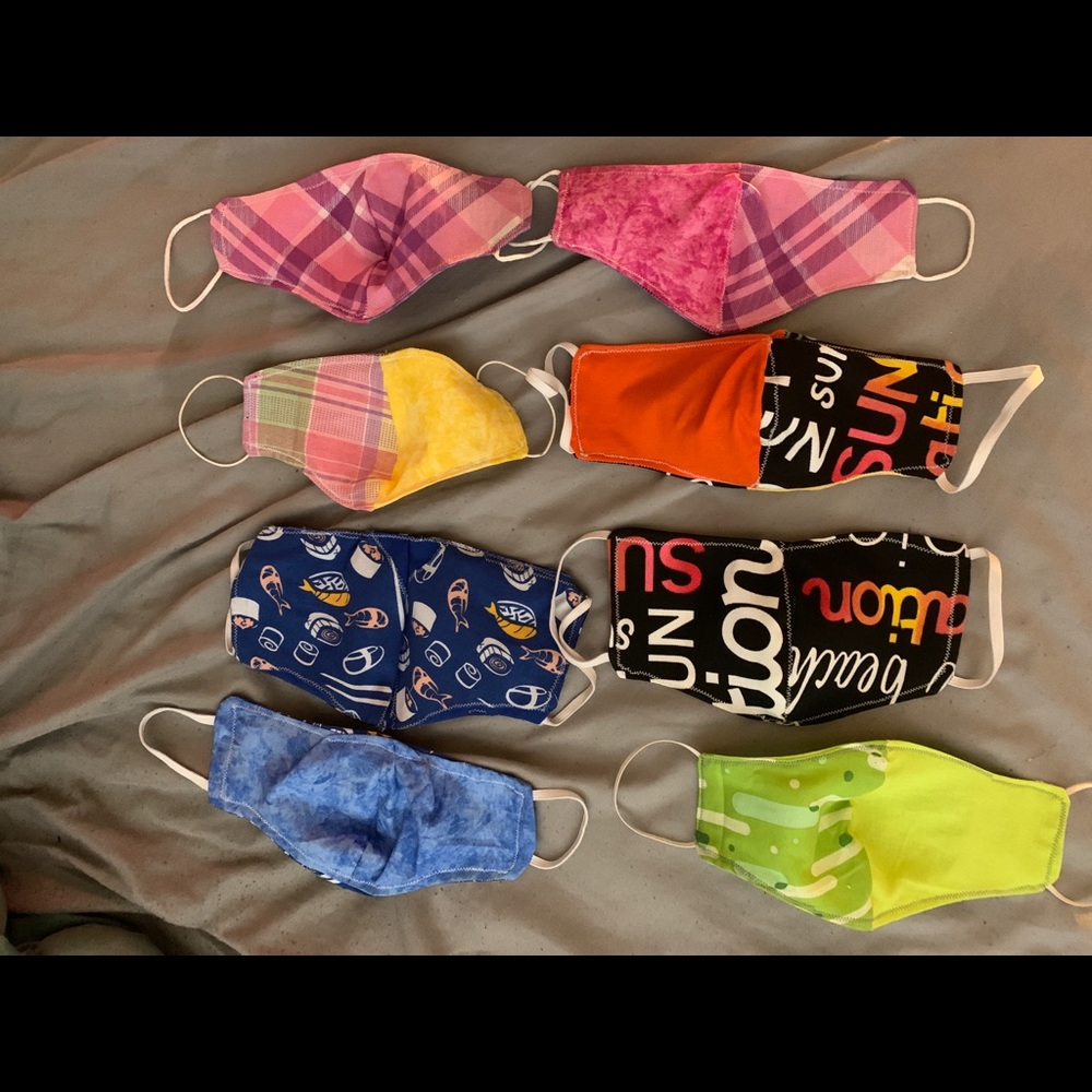 custom made reversible masks